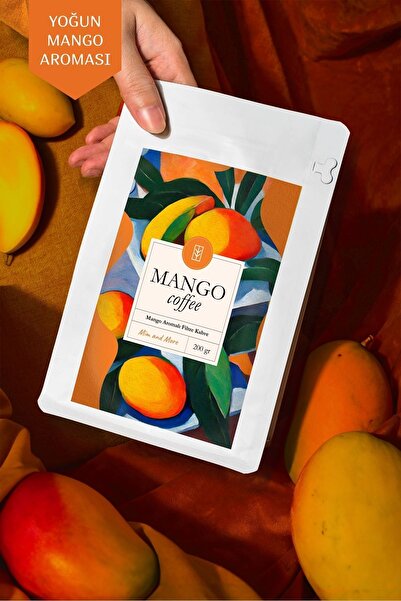 Mim and More Mango Coffee - Mango Aromalı Kahve Filtre Kahve, 200 gr