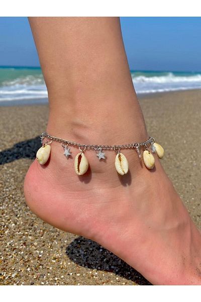 Beykan SEASHELL STAR CHAIN ANKLE ANKLE