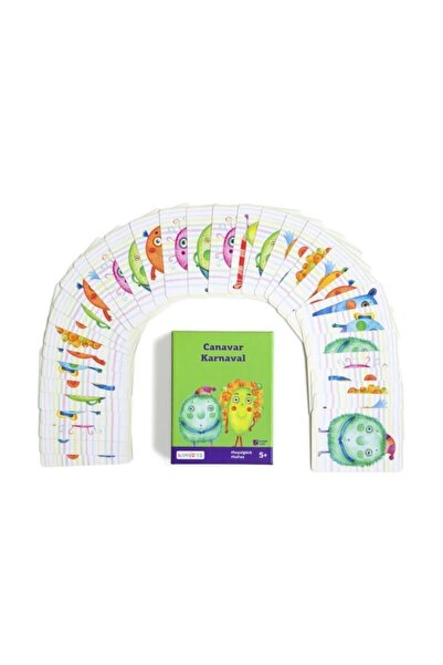 kidmosfer Monster Carnival Card Game Activity Event Cards - Educational and Instructional for Children