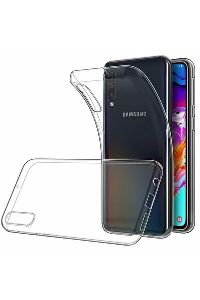 Hatreds Samsung Galaxy A70 Uyumlu Kılıf Şeffaf Ve Esnek A+ Kalite Silikon Kapak
