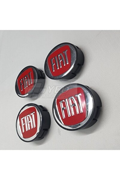 YED Jant Göbeği Fiat 65/60 (60mm Yuva) 4'lü Set Kırmızı