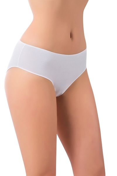 Q-EN Γυναικείο Slip Bamboo No Trace 903 White Συσκευασία των 5