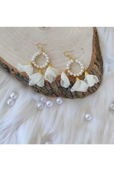 hbtasarim Bridal&wedding Pearl Design Earrings