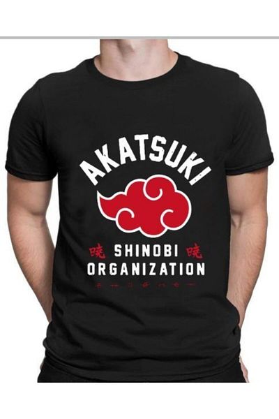 Kuzgunshop Naruto: Shippuuden Akatsuki Unisex Tshirt