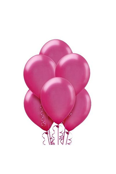 parti sürprizi بالون لاتكس فوشيا ميتاليك 10 قطع