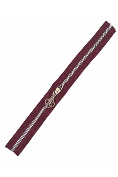 angel çanta aksesuar Fermoar cu tăblie 40 Cm Metal Argintiu Roșu Claret