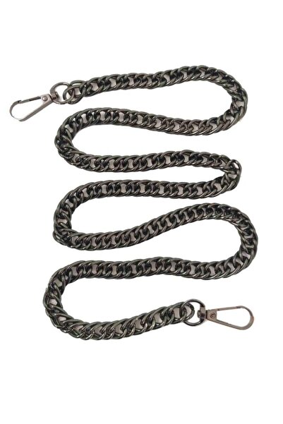 angel çanta aksesuar Lanț de geanți de culoare afumată cu inel dublu cu cârlig (120 CM)