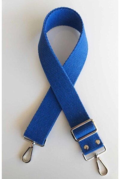 angel çanta aksesuar عمود قطني 120x4 سم معدن فضي ساكس أزرق