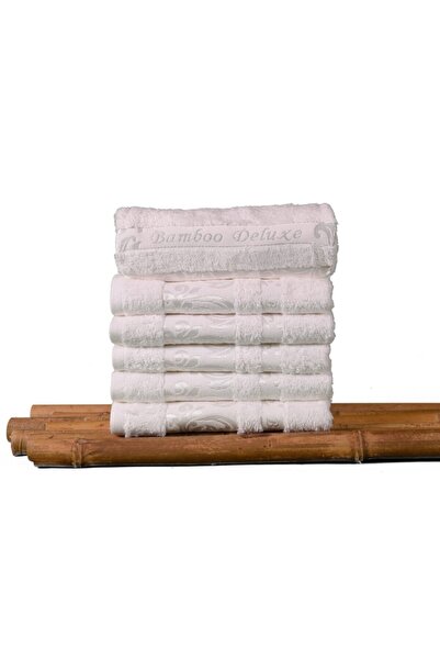 Mulberry Πετσέτες μπαμπού βιολογικές, μπαμπού, σετ πετσετών, 50x90 cm - 6 συσκευασίες Premium εξαιρετικά μαλακές διακοσμητικές