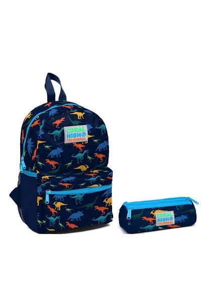 Coral High Set de genți pentru băieți cu imprimeu cu dinozauri și pentru grădiniță