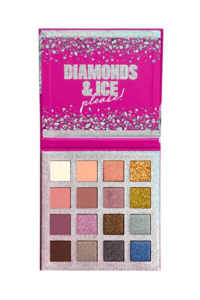 NYX Professional Makeup Göz Farı Paleti Diamonds & Ice Mega Shadow Palette 80...