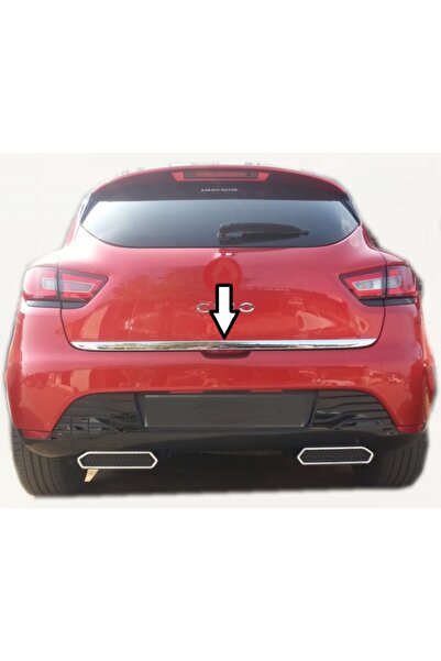 AKTİF OTO KROM Renault Clio 4 Bagaj Alt Çıta Paslanmaz Çelik Krom 2012 Ve Üzeri