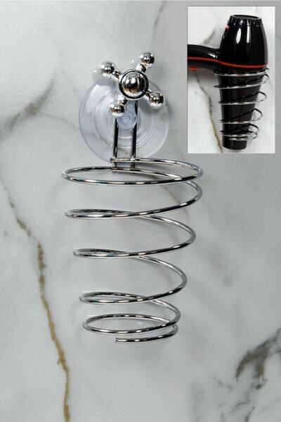 RENKYAPI Vacuum Steamer Toothbrush Holder, Soap Dispenser and Stylish and Decorative for Curling Iron