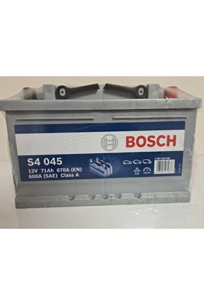Bosch 71 Amper Akü Alçak Basık Tip Akü