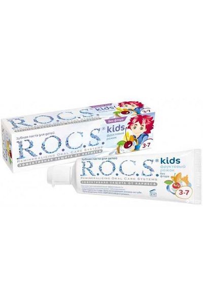 R.O.C.S. Fruit Toothpaste for 3-7 Years Old Children