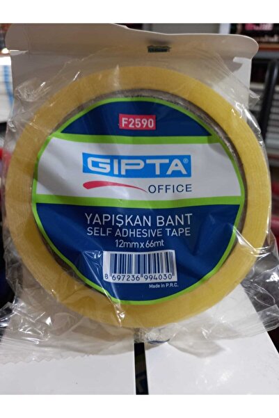 Gıpta Yapışkan Bant 12mm X 66mt 12 Adet Kutu