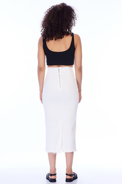 Pitti Women's White Skirt 20942