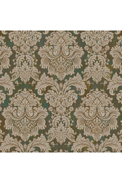 Adawall 7807 Serıe | Zengin Barok Damask Desenli Duvar Kağıdı (7807-4 : Koyu,...