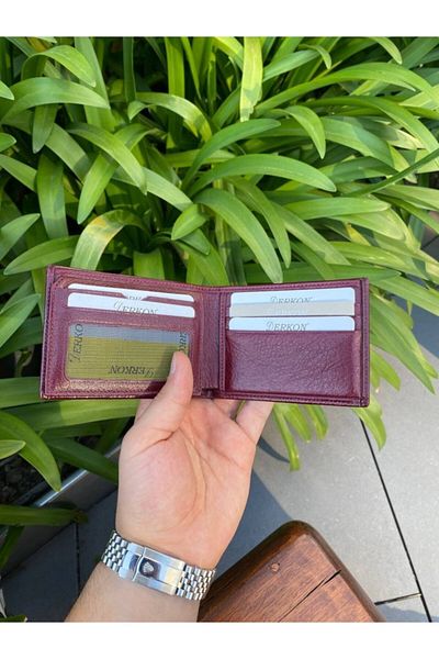 DERKON Genuine Leather Polite Wallet