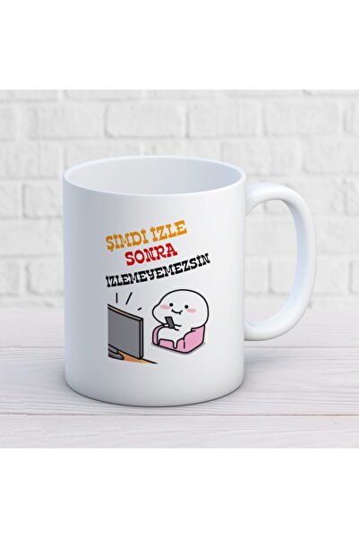 ART HEDİYE الآن لا يمكنك مشاهدة بعد الساعة، كوب مطبوع على الجانبين