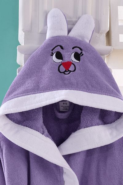 newhome Velvet Hooded Children's Bathrobe