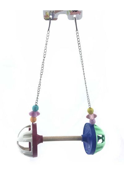 Petistera Large Bird Swing with Chain Hanger 15x20cm