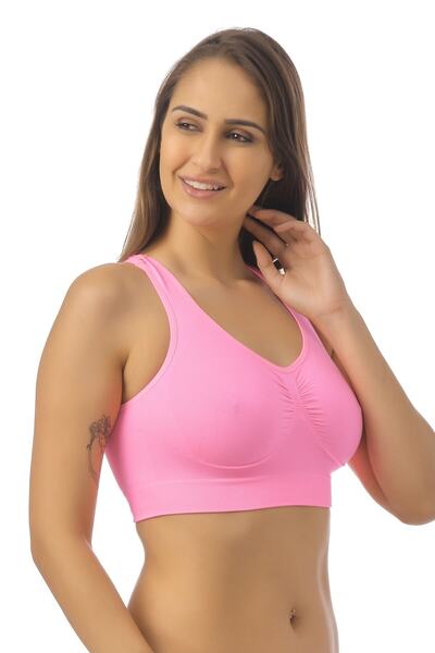 Doce Cravo Seamless Recovery Sports Bra11604001 Pink