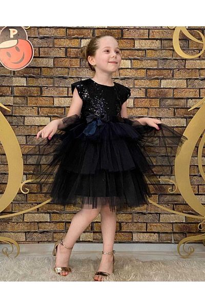 Pumpido Black Tutu Children's Dress