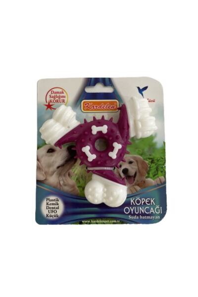 Mia Dog Toy Plastic Bone Dental Ufo Small