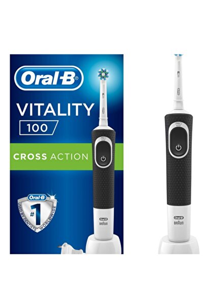 Oral-B Oral B Cross Action Şarjlı Diş Fırçası+ 1 Adet Siyah Yedek Başlık