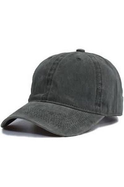 HemenALbence Plain Anthracite Washable Antique Hat