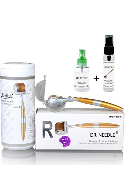 Genel Markalar Zgts Dermaroller 192 Iğneli Titanyum Gold Derma Roller-dr.need...