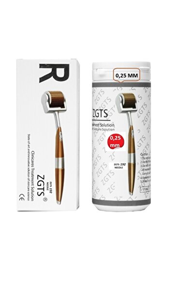 Genel Markalar Zgts Dermaroller 192 Iğneli Titanyum 0,25 Mm + 30ml Dezenfectan