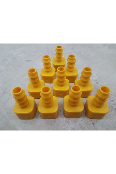 Cosartavukculuk Nipple Chicken Drinker Square Pipe Hose Inlet 10 Pieces