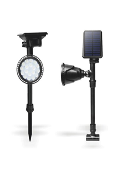 Genel Markalar 15w Güneş Enerjili Kazıklı Bahçe Çim Solar Spot Aydınlatma Beyaz