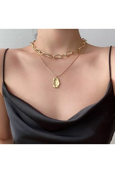 AKCstore Grandin Gold 2li Kolye