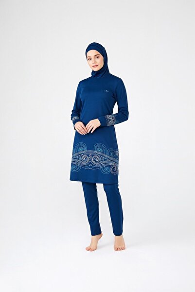 SEAMAY Costum de baie cu hijab din Lycra pentru femei 0805