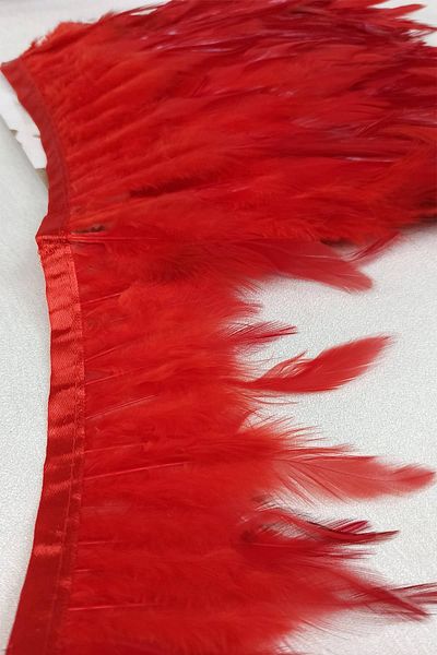Hobigram Red Rooster Feather – Ειδικό Σχέδιο, Αξεσουάρ, Ποιοτική Παραγωγή, Εντυπωσιακό Στυλ – Διακοσμητική Κορδέλα