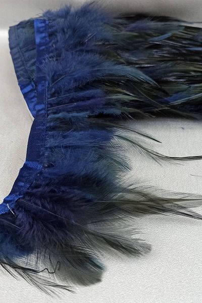 Hobigram Navy Blue Rooster Feather – Ειδικό σχέδιο, Αξεσουάρ, Ποιοτική Παραγωγή, Εντυπωσιακό Στυλ – Διακοσμητική Λωρίδα