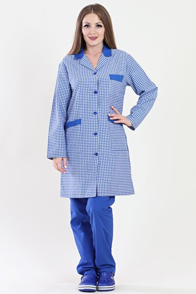 ModaCanel Moda Canel Women's Gingham Garnished Work Apron