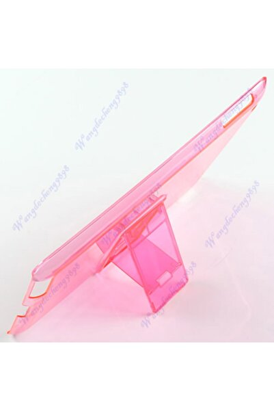 WOZLO Ipad 2 Ipad 3 Ipad 4 Kılıf Standlı Arka Kapak Koruyucu Pembe