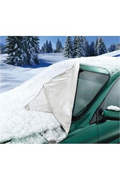 Genel Markalar Çift Taraflı Miflonlu Kar Buz Güneş Önleyici Araç Ön Cam Brandası Örtüsü Bezi