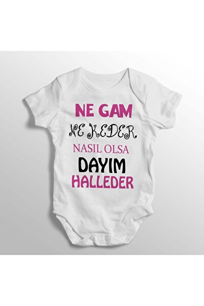 No Mourning, No Grief My Uncle Handles Girl Printed Baby Bodysuit