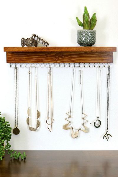 Alyones Wall Jewelry Organizer For Necklaces Or Bracelets
