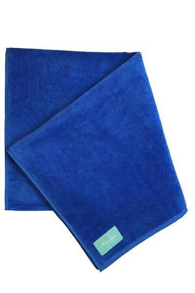 Haşema Πετσέτα θαλάσσης Velvet Saks Blue 140x70