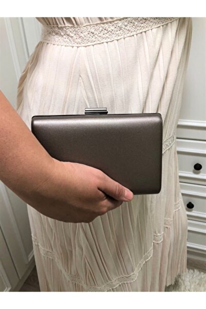 womenacs Γυναικεία τσάντα Clutch Portfolio Platinum