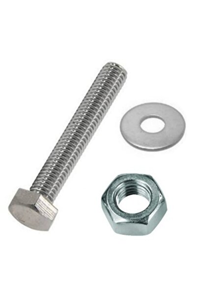 PARSS M8*30 Mm Tam Diş Civata+pul+somun Takım (25 Adet)