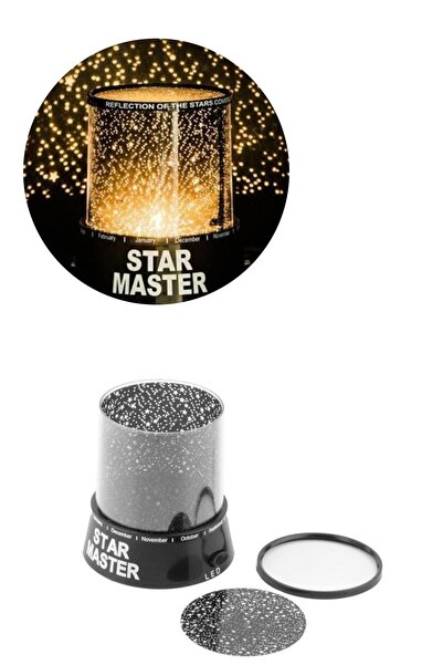 SPRENDA Gece Lambası Usb Ve Pilli Yıldız Yansıtma Projeksiyon Tavan Led Işık