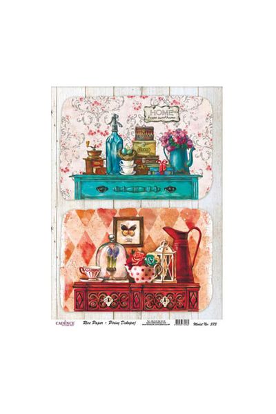 Cadence Rice Decoupage - Model 373