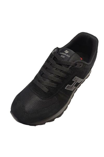 Hammer Jack Pantofi sport negri din piele naturală pentru bărbați 19250